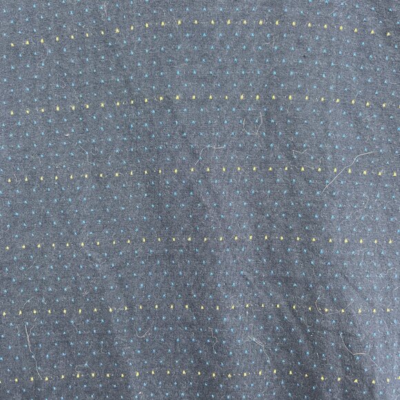 Larsson & Co Stockholm Men’s Polo Shirt Size M Blue / Yellow Polka Dot Collared - Picture 15 of 16